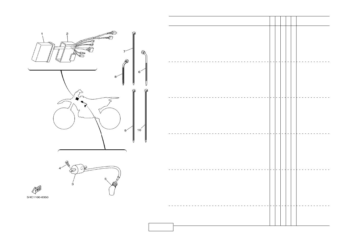 Yamaha YZ250M User Manual | Page 49 / 55