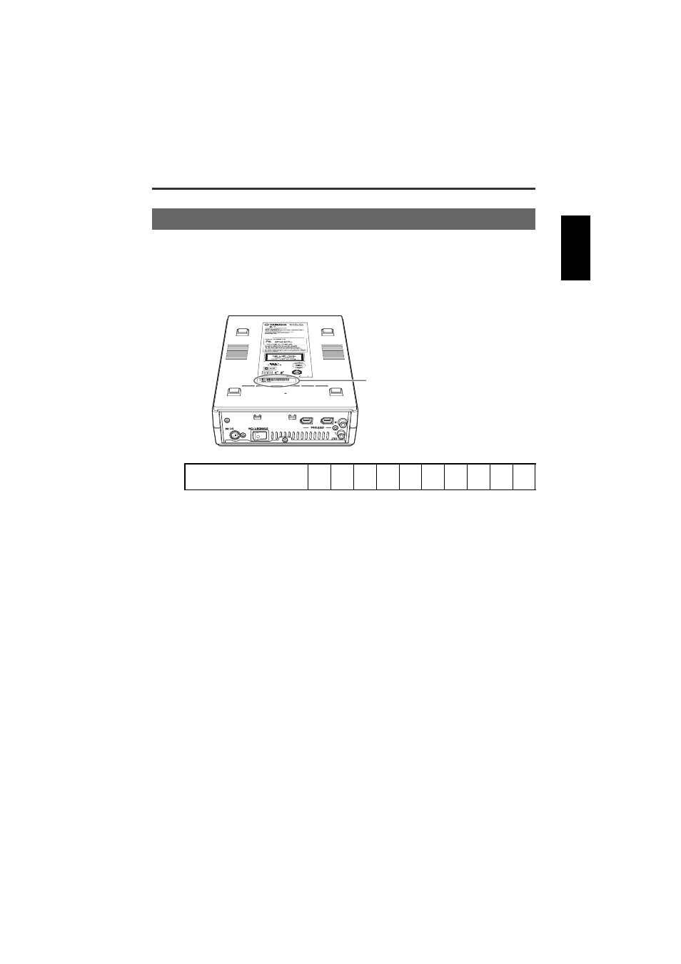 Preparing the crw3200ix drive, Serial number | Yamaha CRW3200IX User Manual | Page 19 / 50