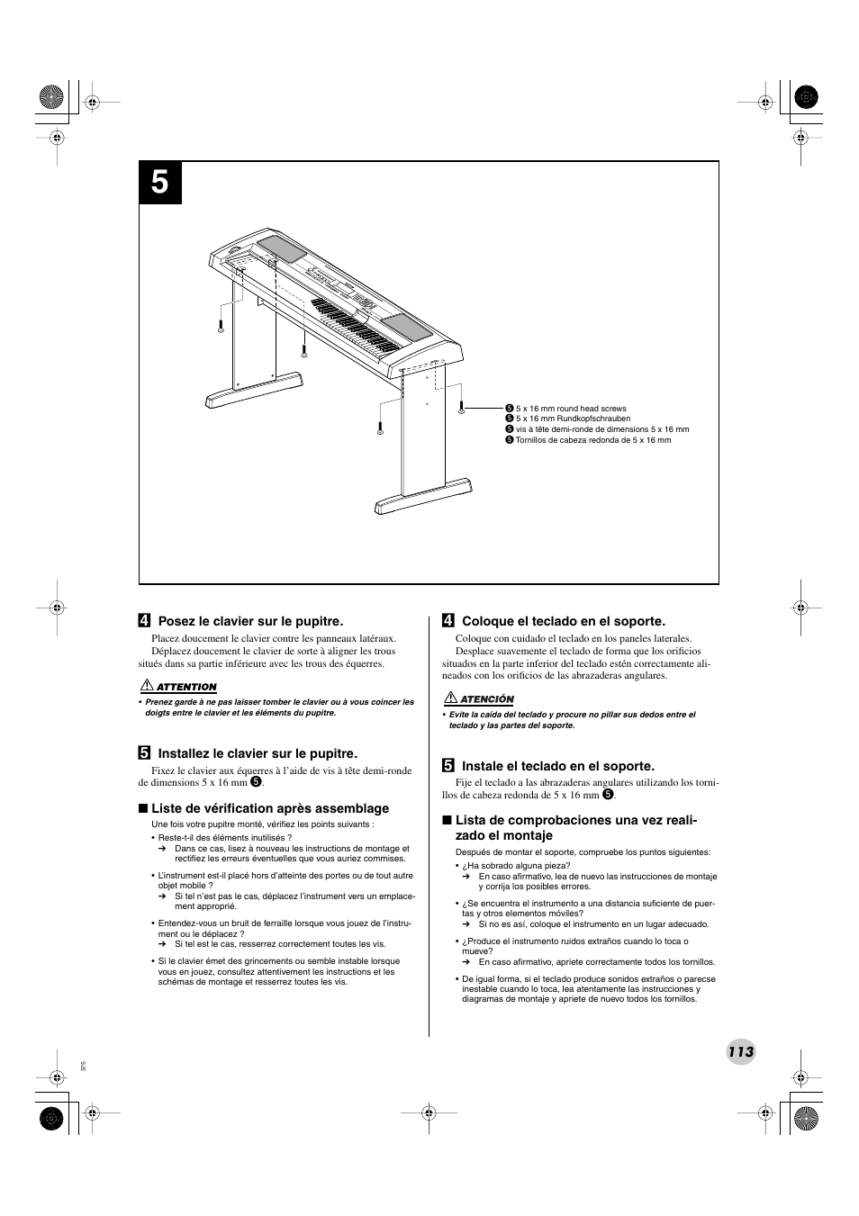 Yamaha Portable Grand DGX-300 User Manual | Page 113 / 116