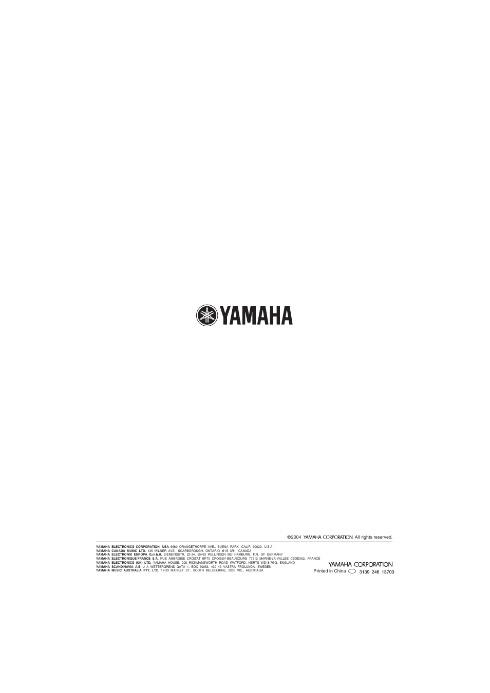 Yamaha DV-C6760 User Manual | Page 39 / 39