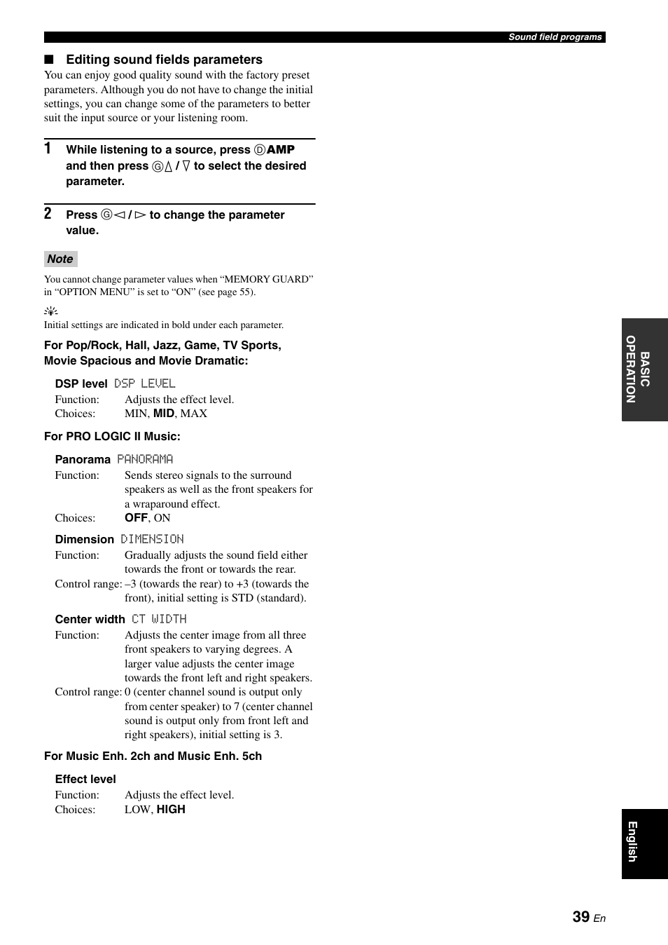 Yamaha RX-V561 User Manual | Page 43 / 86