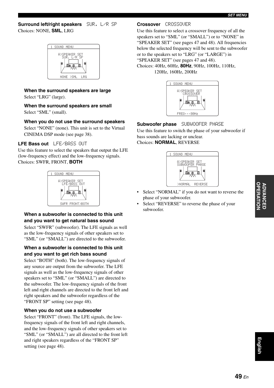 Yamaha RX-V561 User Manual | Page 53 / 86