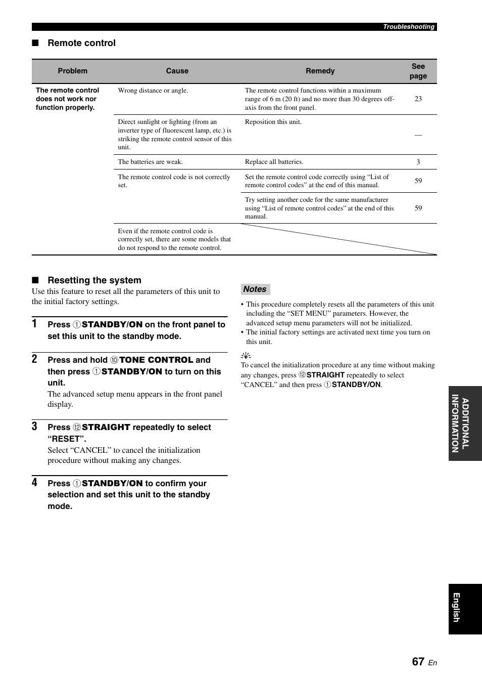 Yamaha RX-V561 User Manual | Page 71 / 86