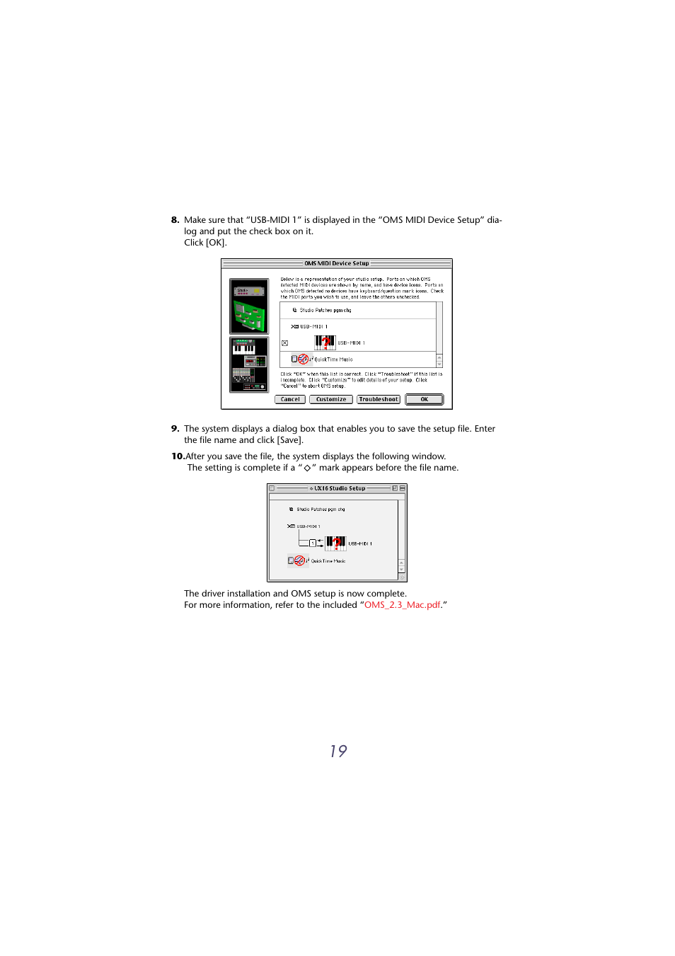 Yamaha USB-MIDI INTERFACE UX16 User Manual | Page 19 / 31