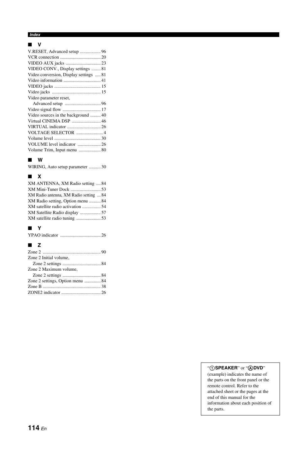 Yamaha RX-V861 User Manual | Page 118 / 129