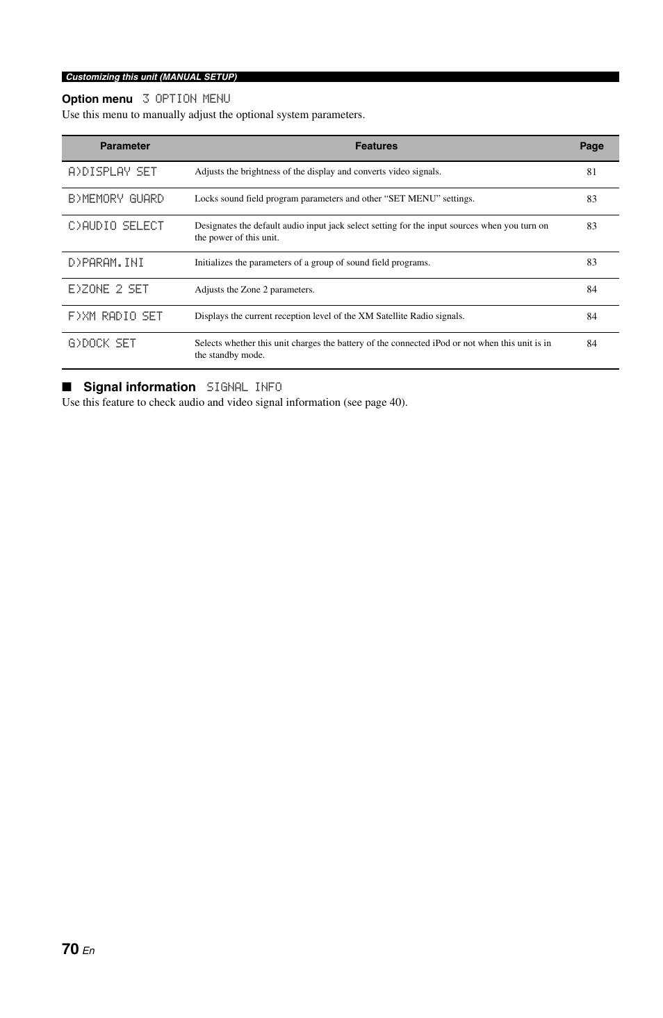 Yamaha RX-V861 User Manual | Page 74 / 129