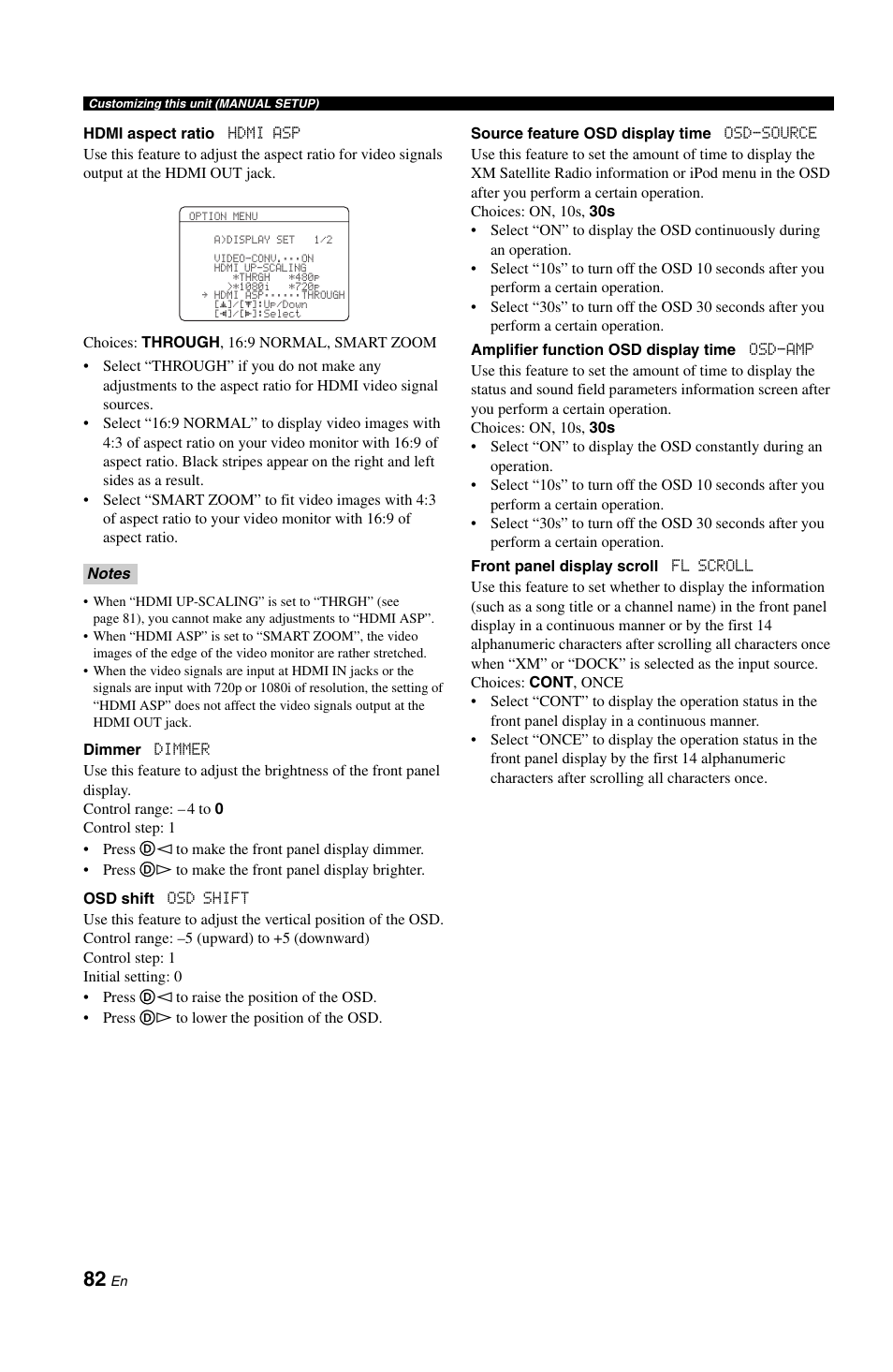 Yamaha RX-V861 User Manual | Page 86 / 129