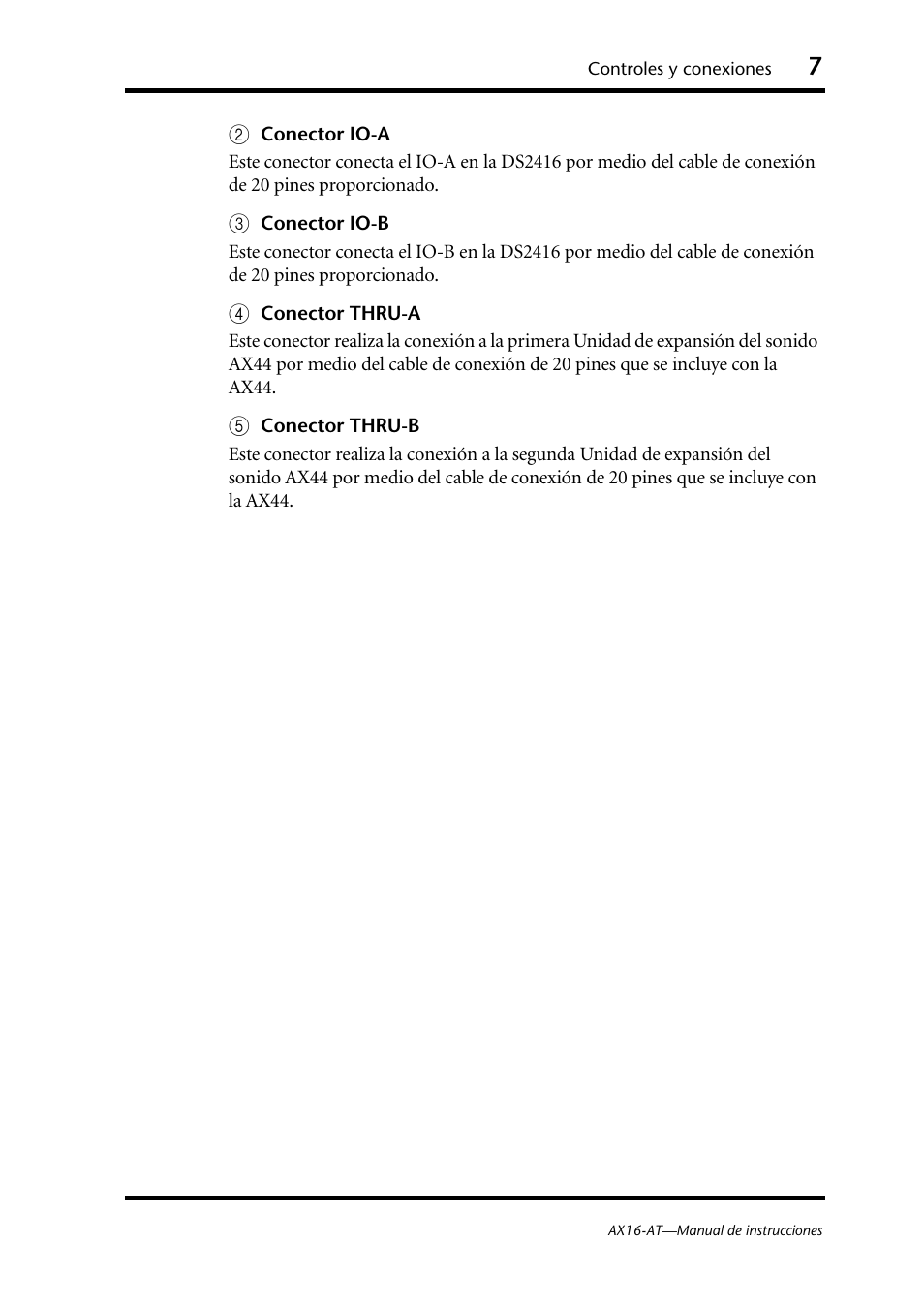 Yamaha AX16-AT User Manual | Page 46 / 65