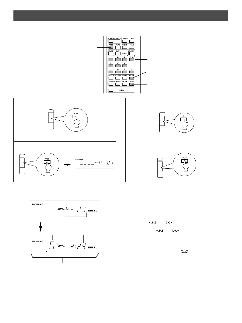 Program play, 4program play | Yamaha CDX-390 User Manual | Page 12 / 21