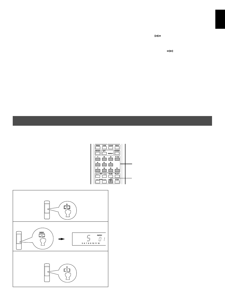 Index search, English | Yamaha CDX-390 User Manual | Page 13 / 21