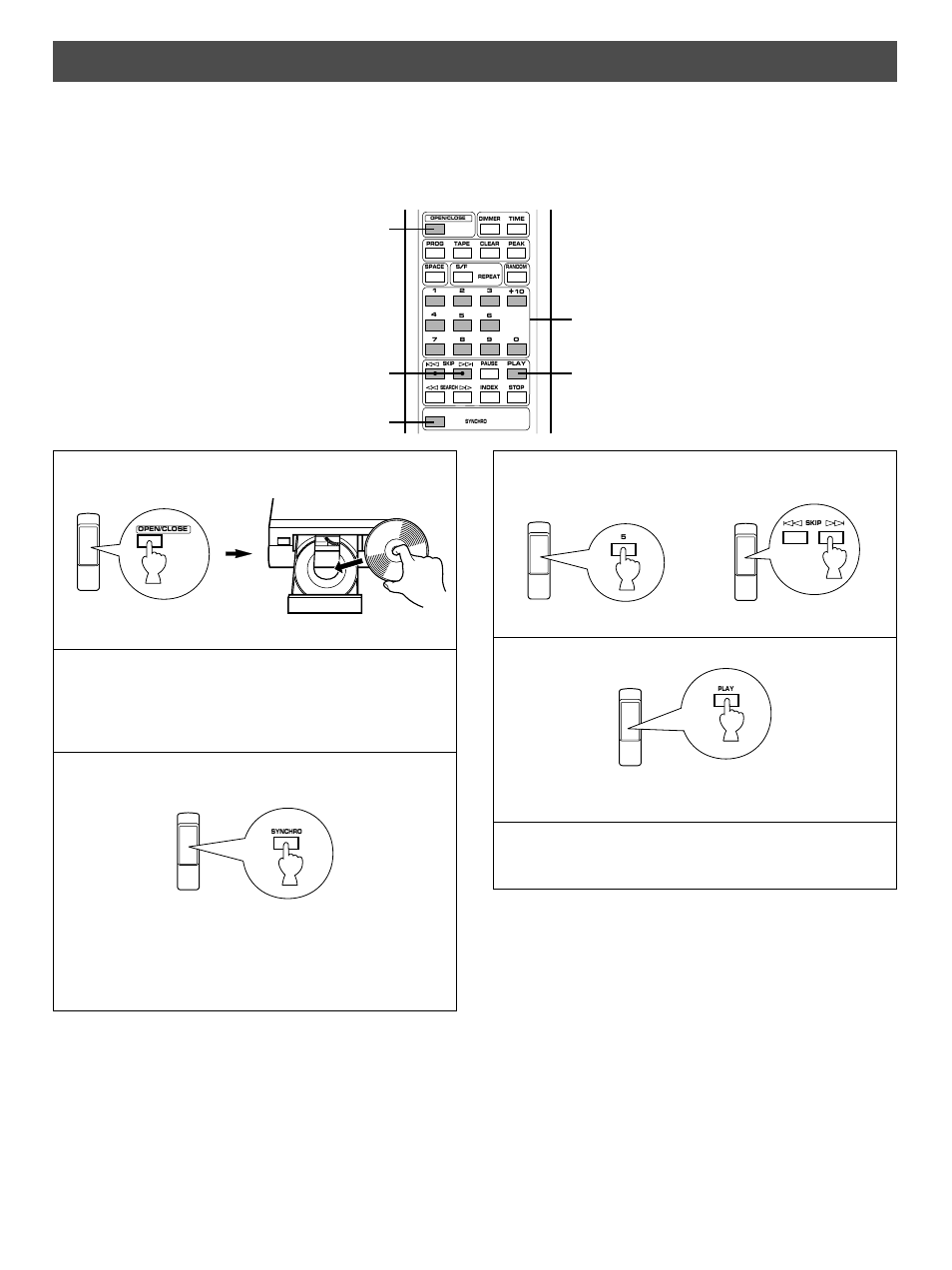 Cd synchronized recording | Yamaha CDX-390 User Manual | Page 18 / 21