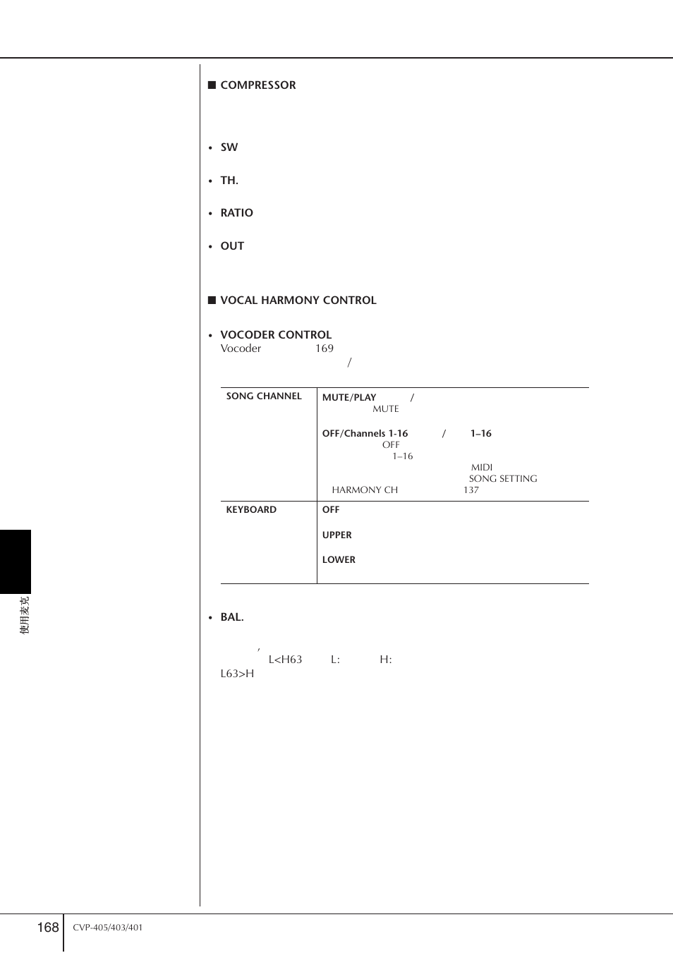 Yamaha CVP-405 EN User Manual | Page 168 / 226