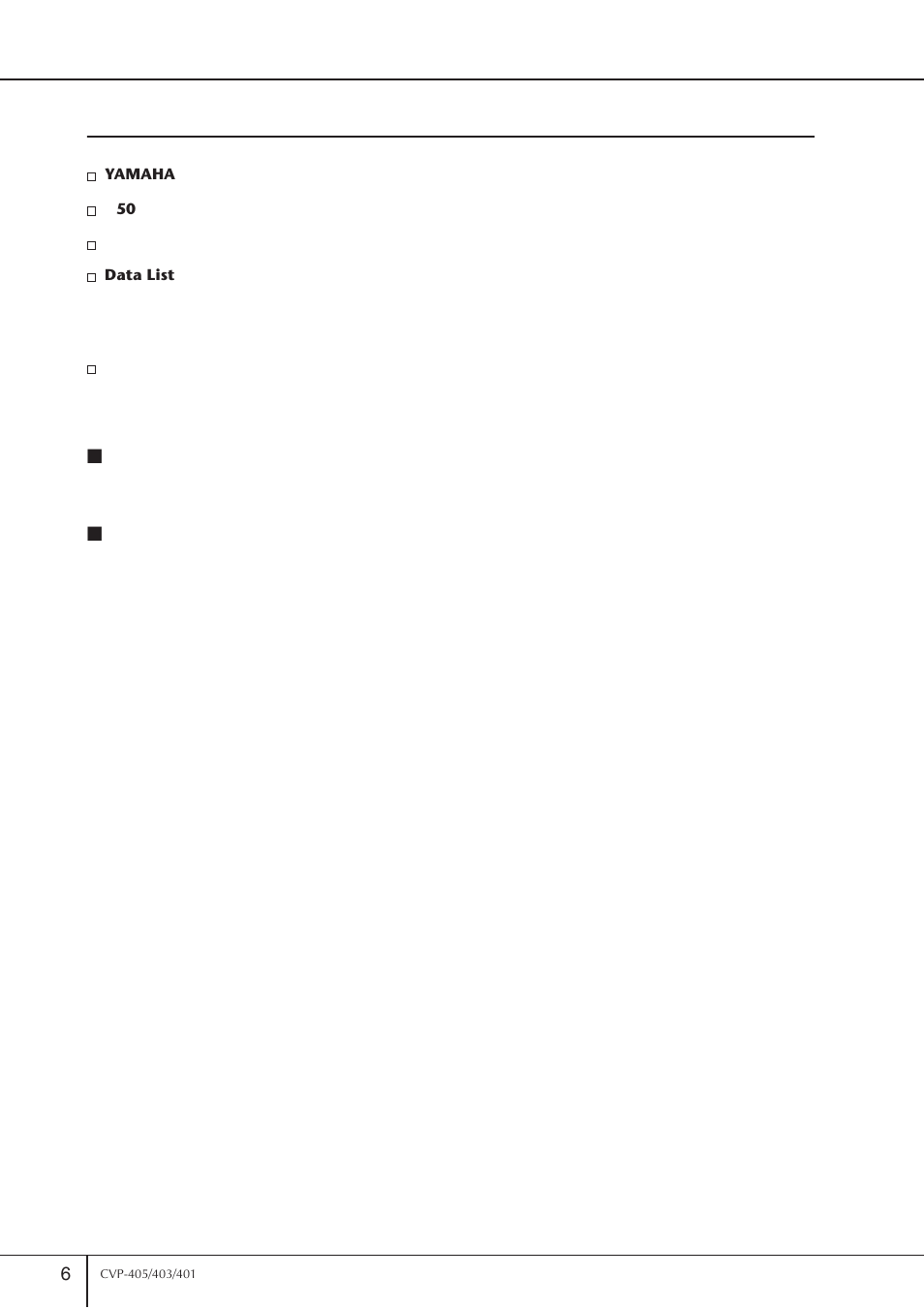 Yamaha CVP-405 EN User Manual | Page 6 / 226