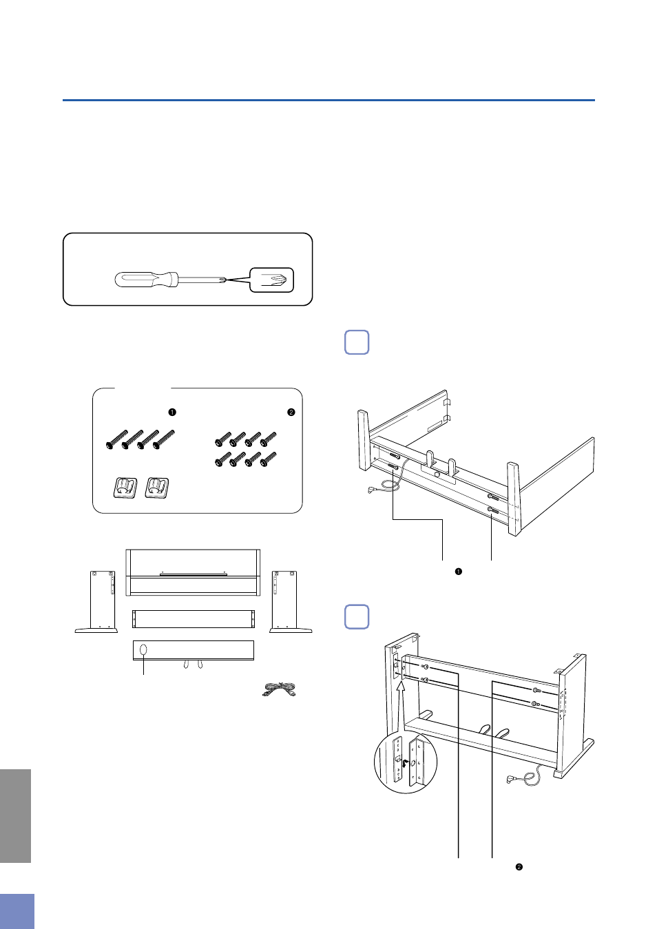 Clp-920 の組み立て方 | Yamaha CLP-920 User Manual | Page 34 / 38