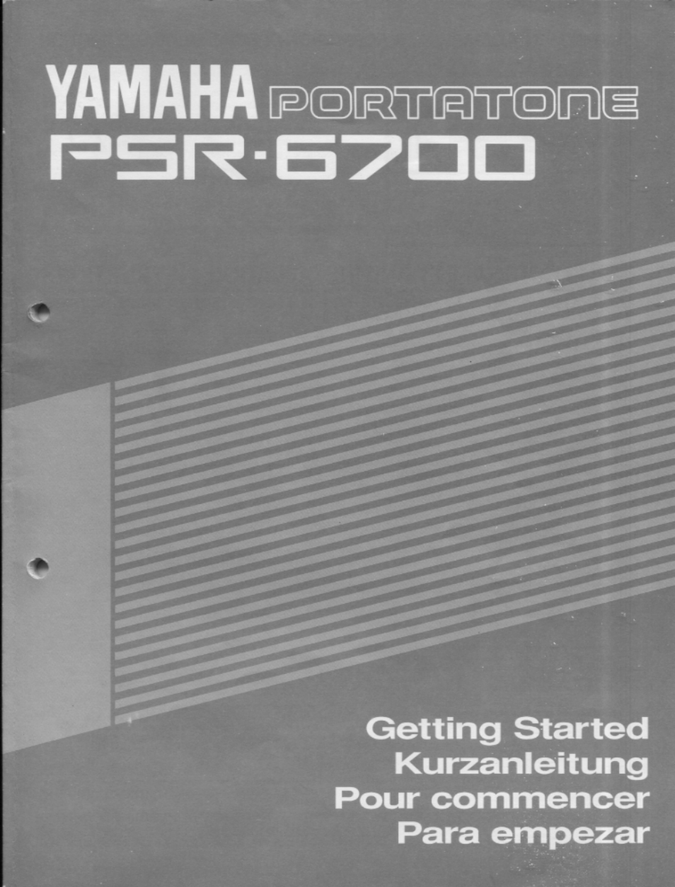 Yamaha Protatone PSR-6700 User Manual | 42 pages