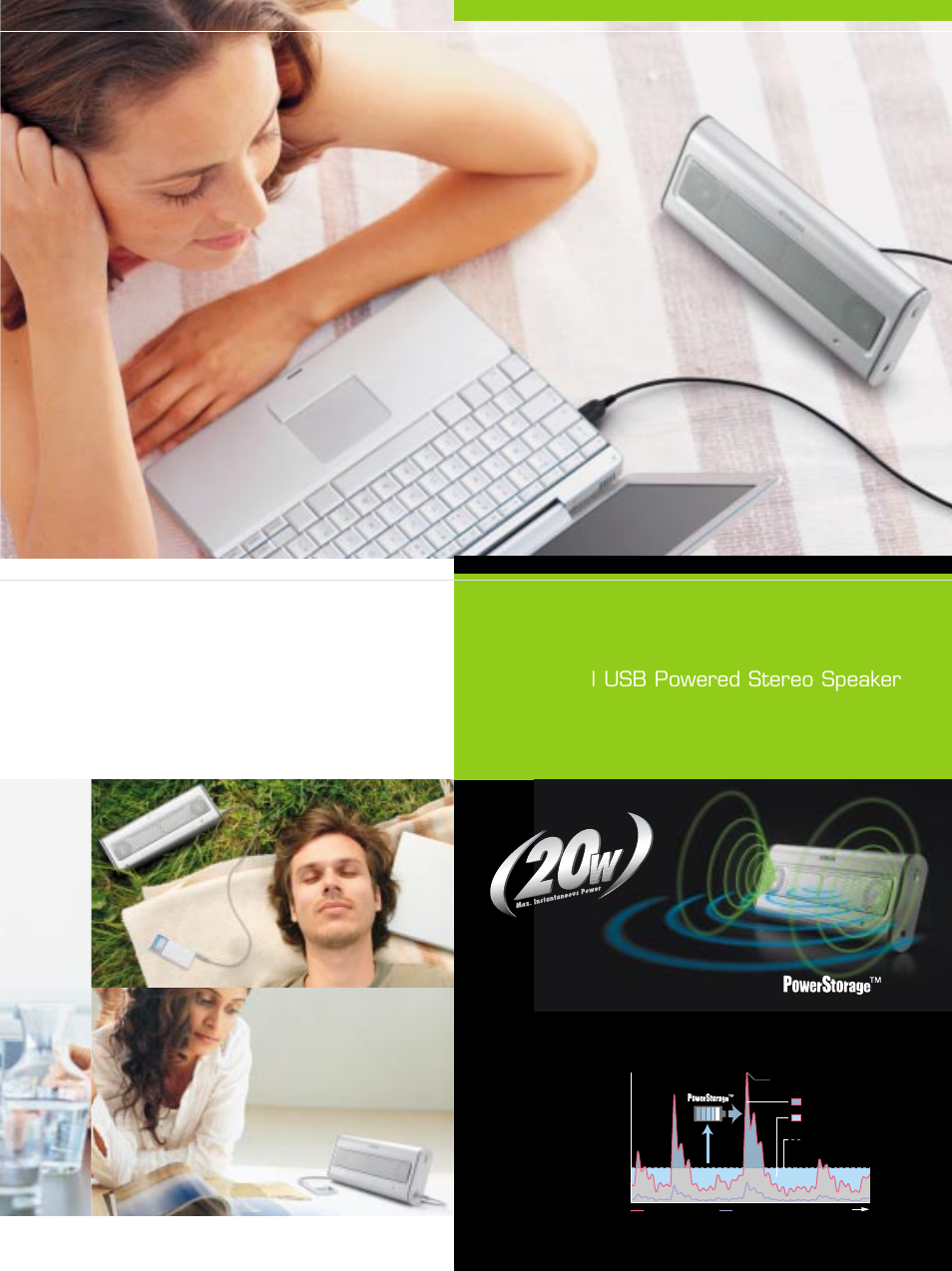 How does it work? powerstorage™ circuit, Handy and versatile, Nx-u10 | usb powered stereo speaker | Yamaha NX-U10 User Manual | Page 3 / 4