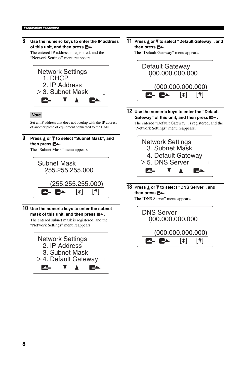 Yamaha PJP-50R User Manual | Page 13 / 53