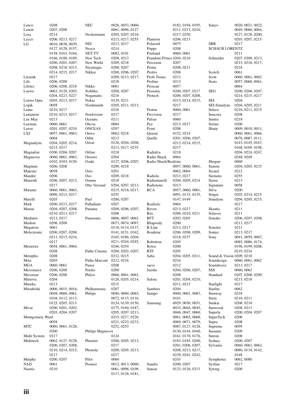 Yamaha RX-V365 User Manual | Page 56 / 60