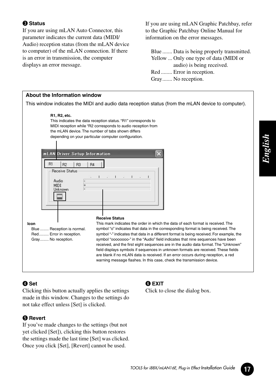 English | Yamaha Plug-in Effect mLAN16E User Manual | Page 17 / 126