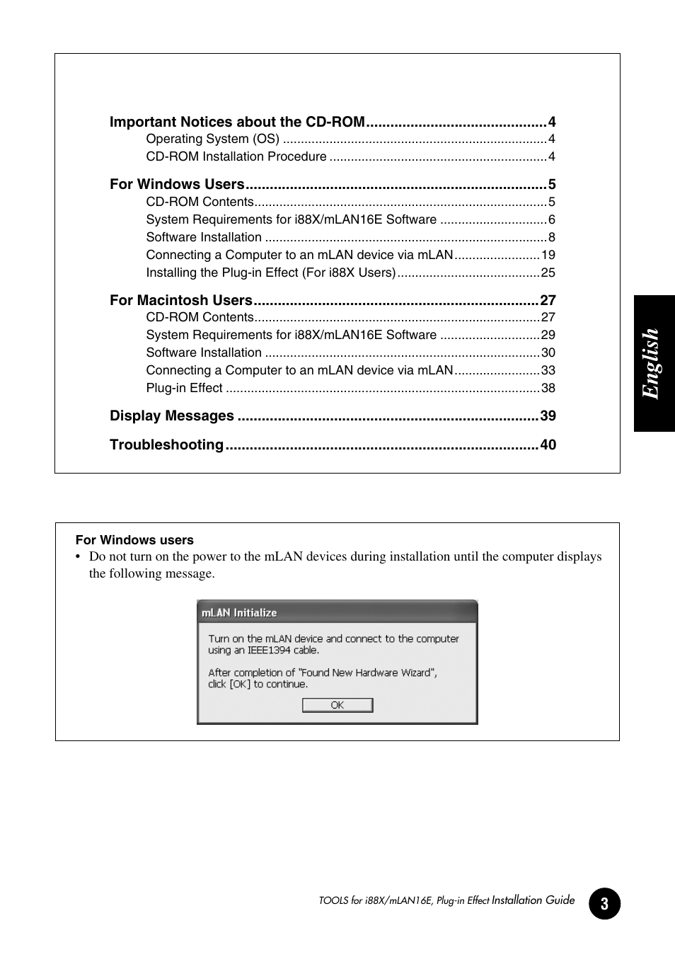 Yamaha Plug-in Effect mLAN16E User Manual | Page 3 / 126