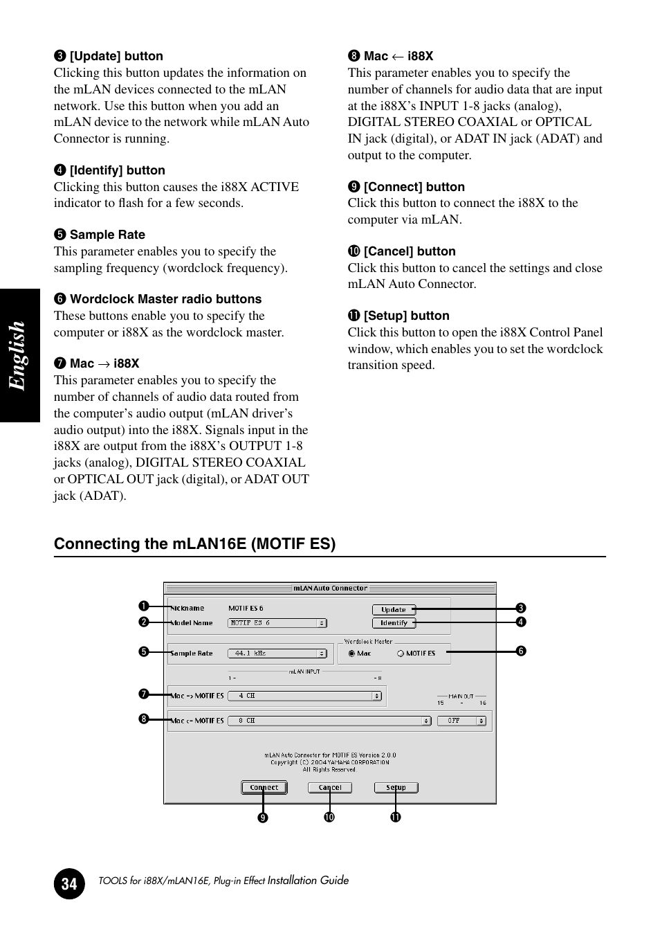 English | Yamaha Plug-in Effect mLAN16E User Manual | Page 34 / 126