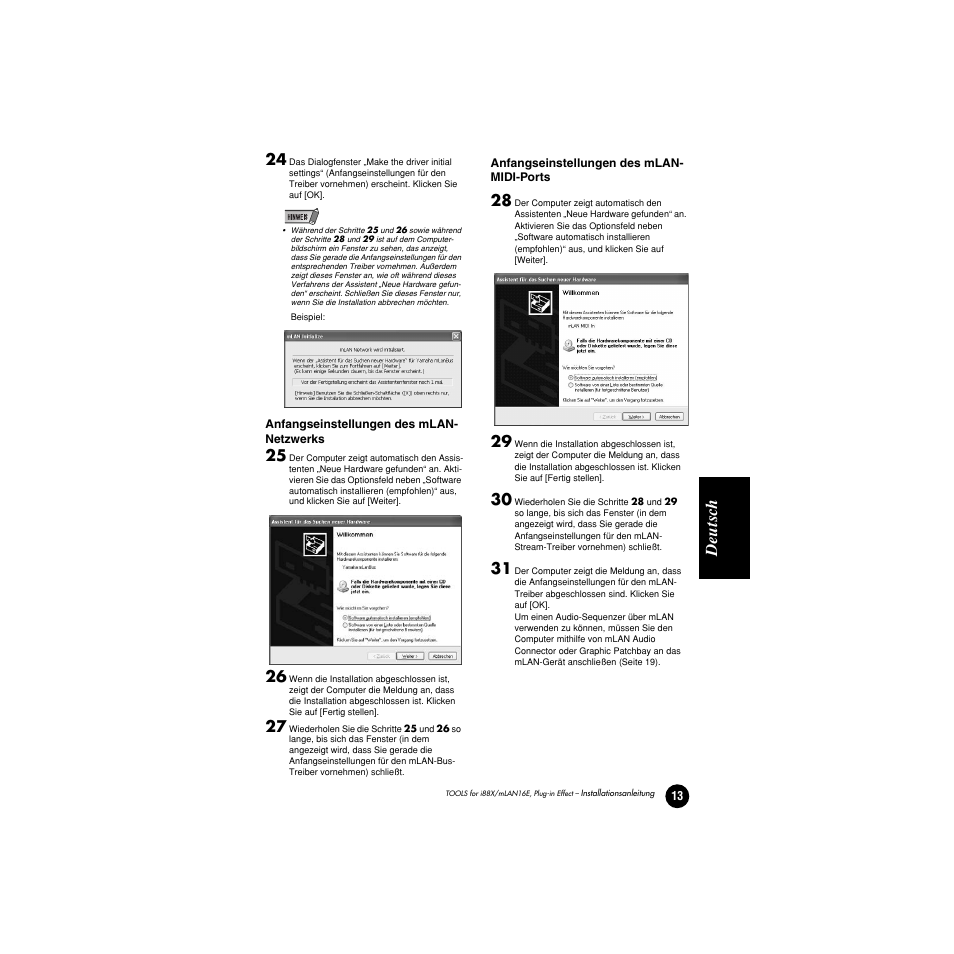 Deutsc h | Yamaha Plug-in Effect mLAN16E User Manual | Page 53 / 126