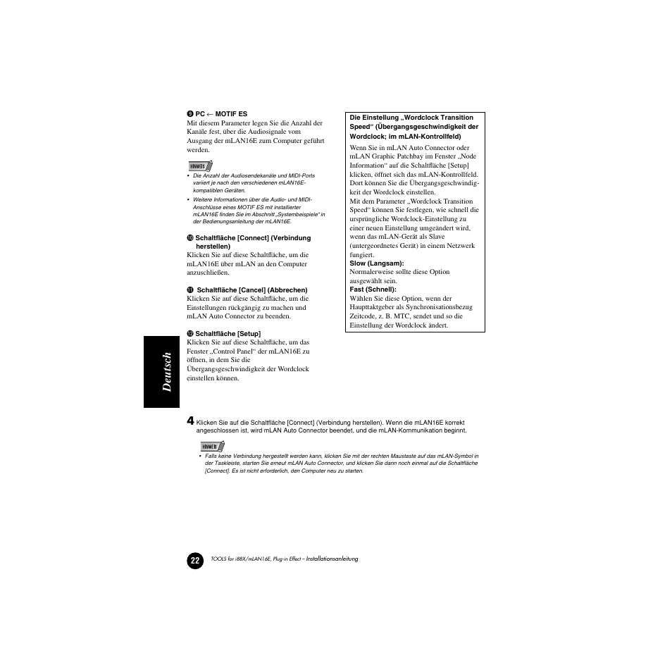 Deutsc h | Yamaha Plug-in Effect mLAN16E User Manual | Page 62 / 126