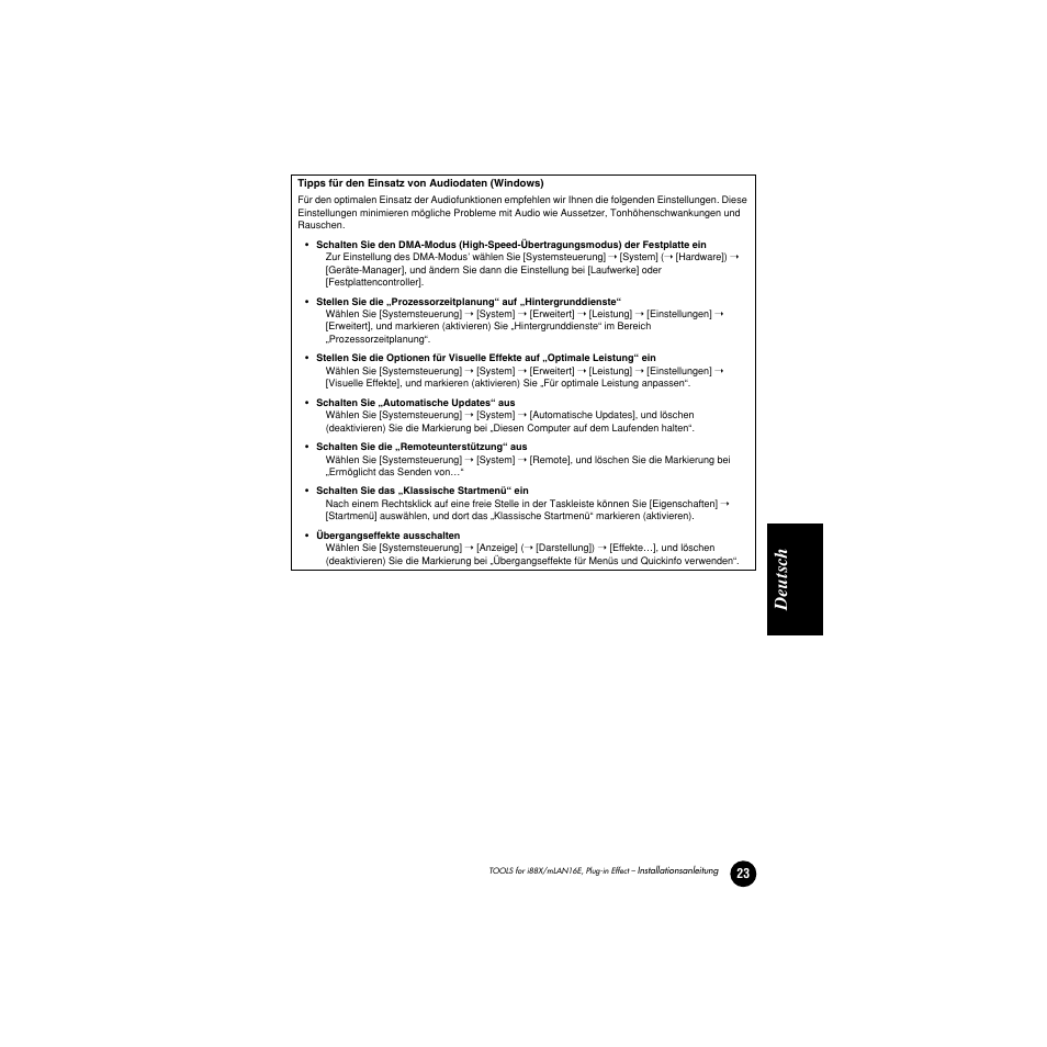 Deutsc h | Yamaha Plug-in Effect mLAN16E User Manual | Page 63 / 126