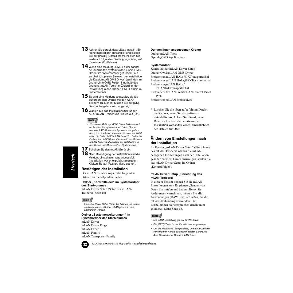 Deutsc h | Yamaha Plug-in Effect mLAN16E User Manual | Page 72 / 126