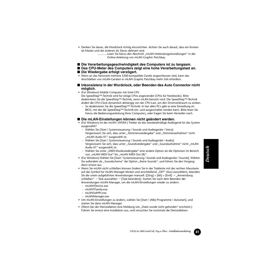 Deutsc h | Yamaha Plug-in Effect mLAN16E User Manual | Page 81 / 126