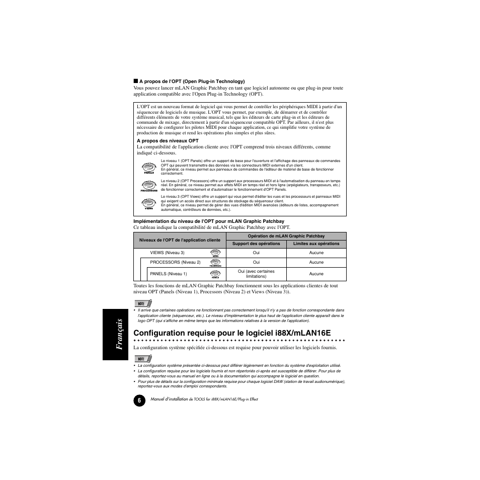 F rançais | Yamaha Plug-in Effect mLAN16E User Manual | Page 86 / 126
