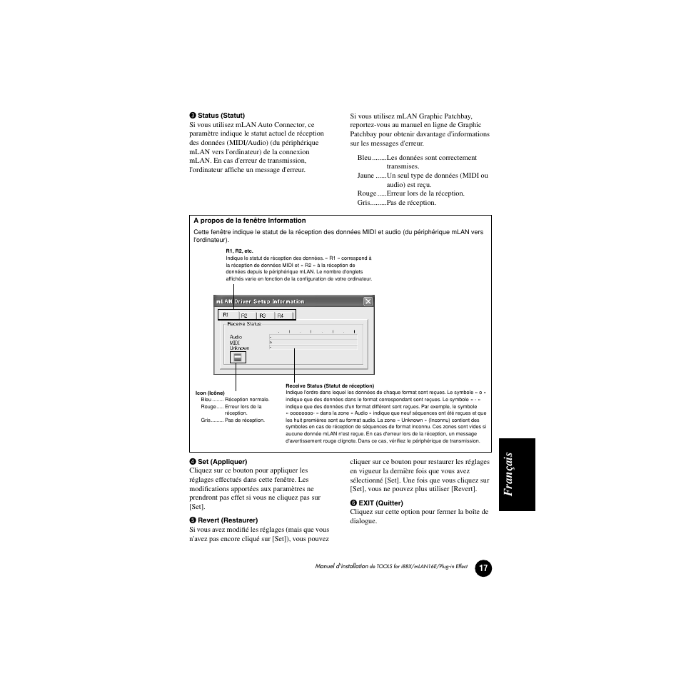 Français | Yamaha Plug-in Effect mLAN16E User Manual | Page 97 / 126