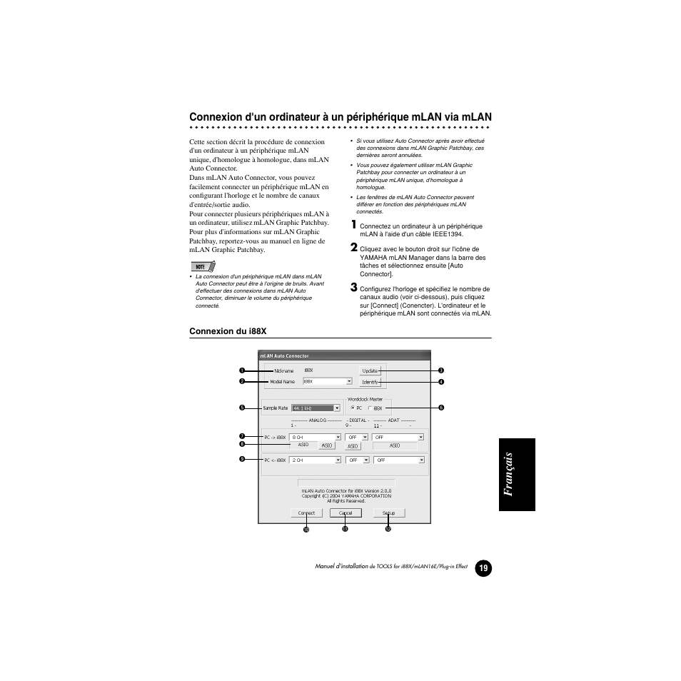 Français | Yamaha Plug-in Effect mLAN16E User Manual | Page 99 / 126