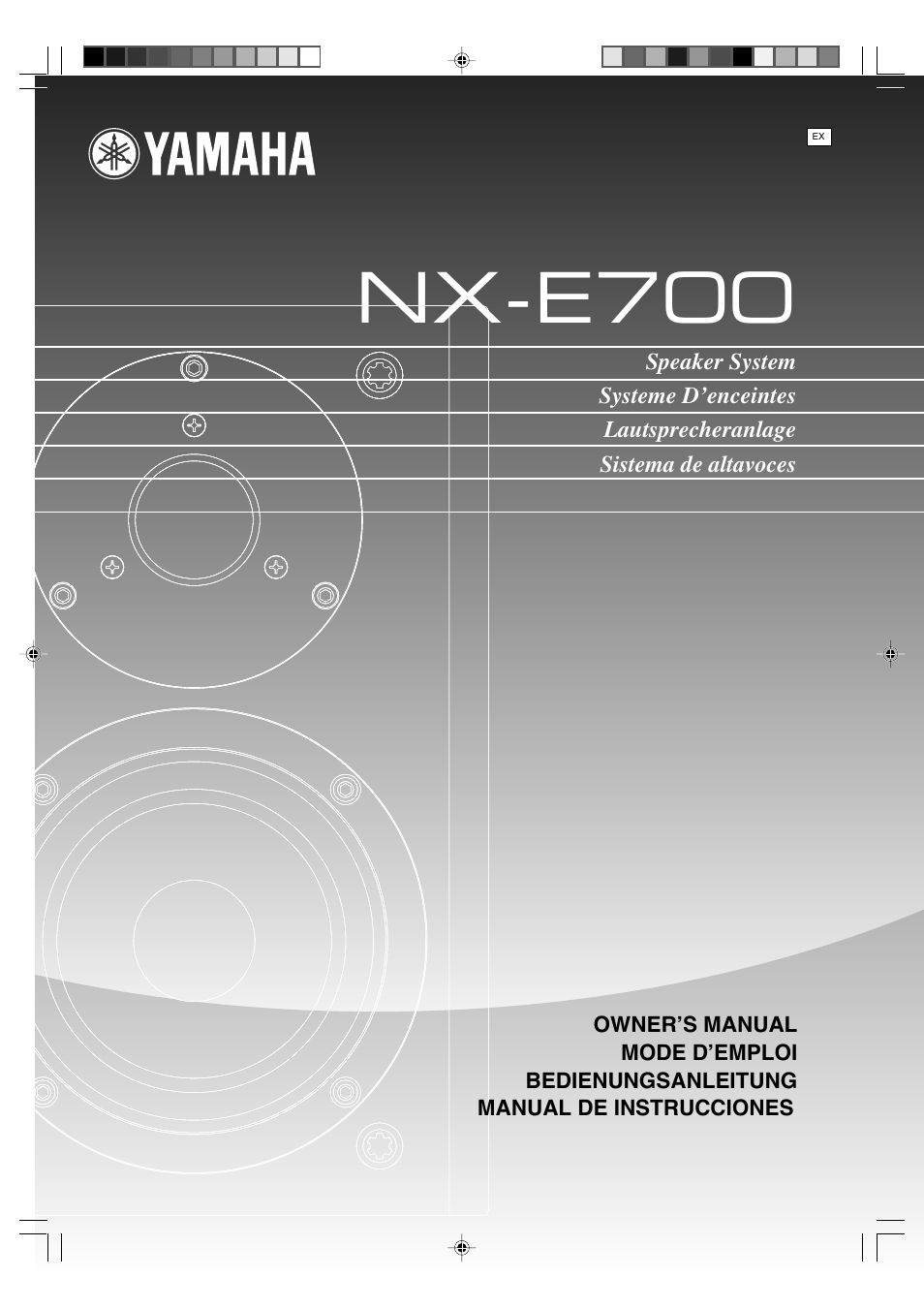 Nx-e700 | Yamaha RDX-E700 User Manual | Page 58 / 61