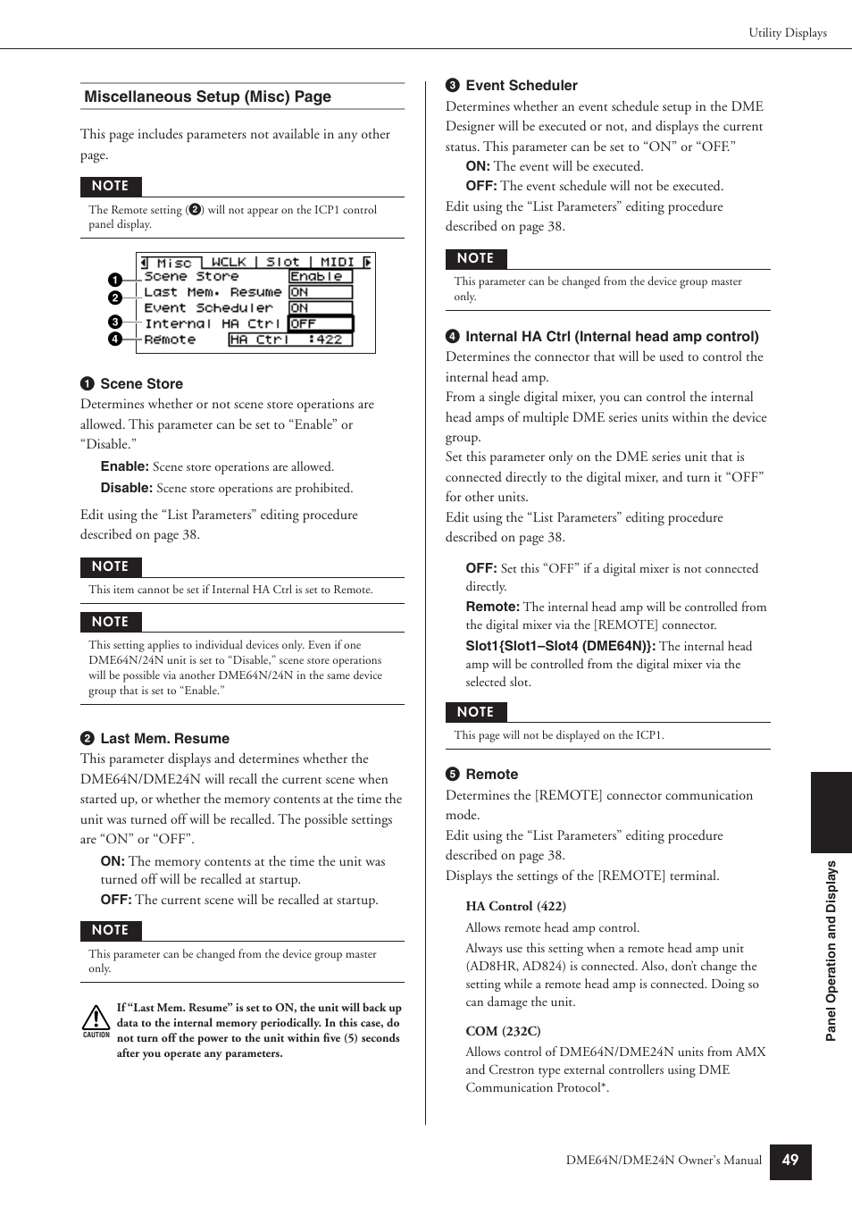 Yamaha DME24N User Manual | Page 49 / 80