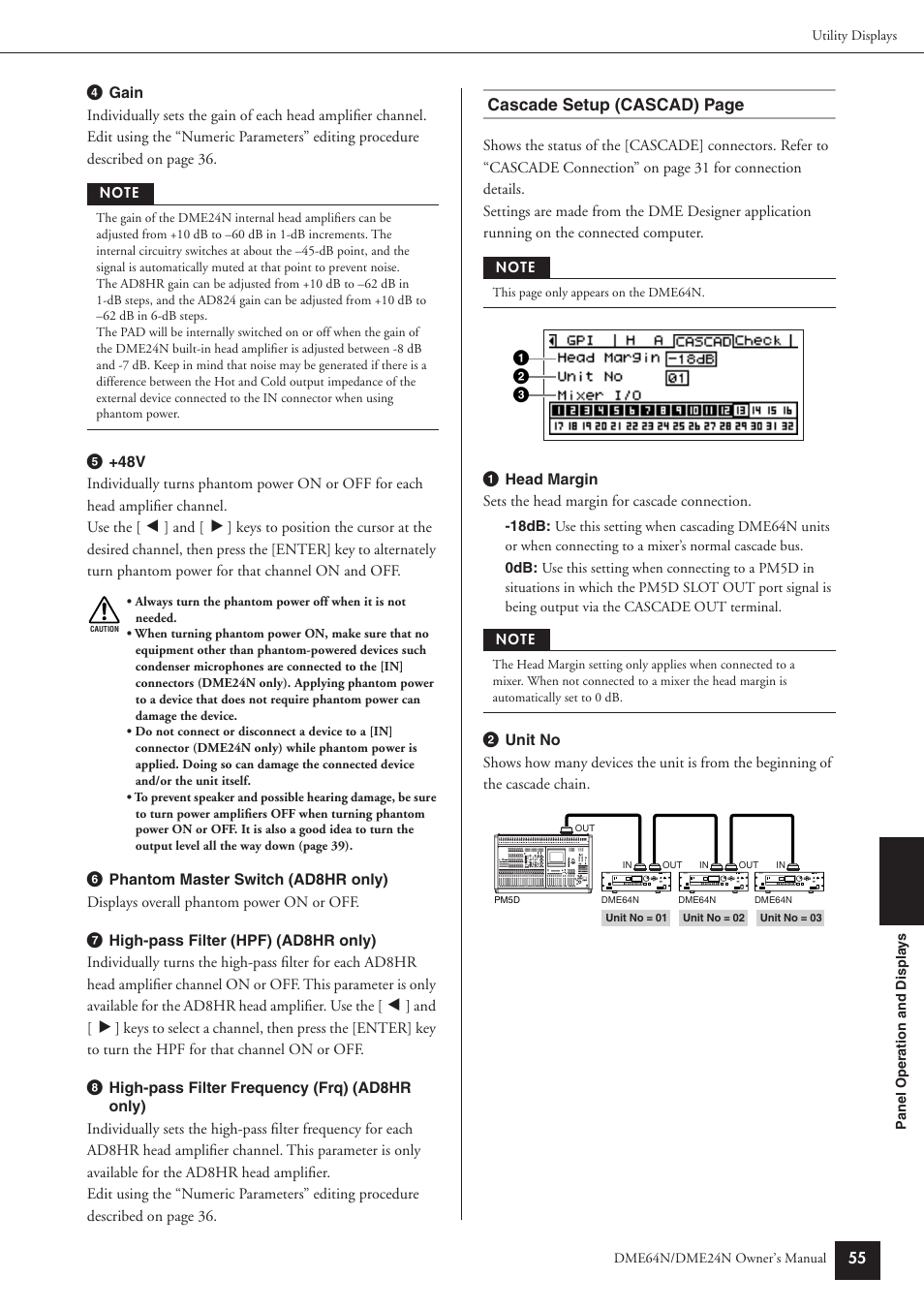 Yamaha DME24N User Manual | Page 55 / 80