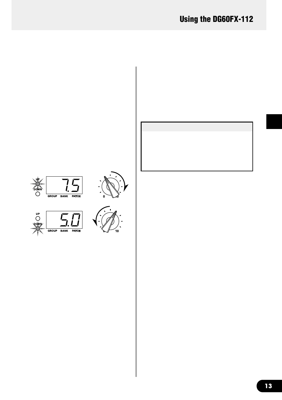 Try changing the settings | Yamaha DG60FX-112 User Manual | Page 13 / 32