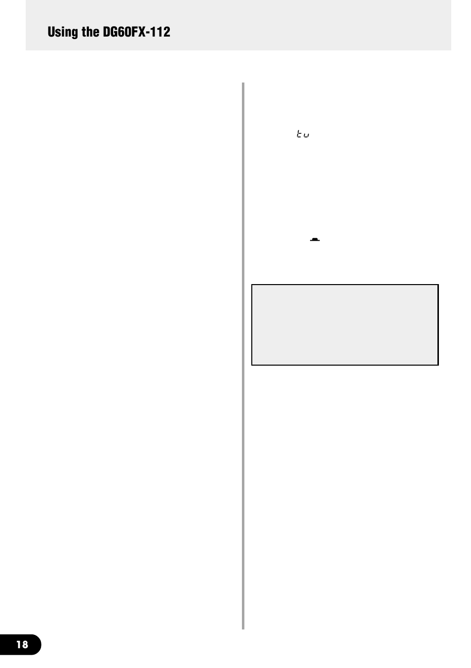 Yamaha DG60FX-112 User Manual | Page 18 / 32