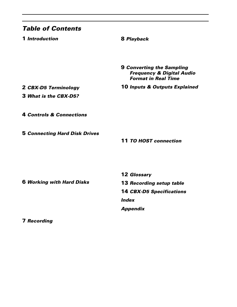 Yamaha CBX-D5 User Manual | Page 6 / 76