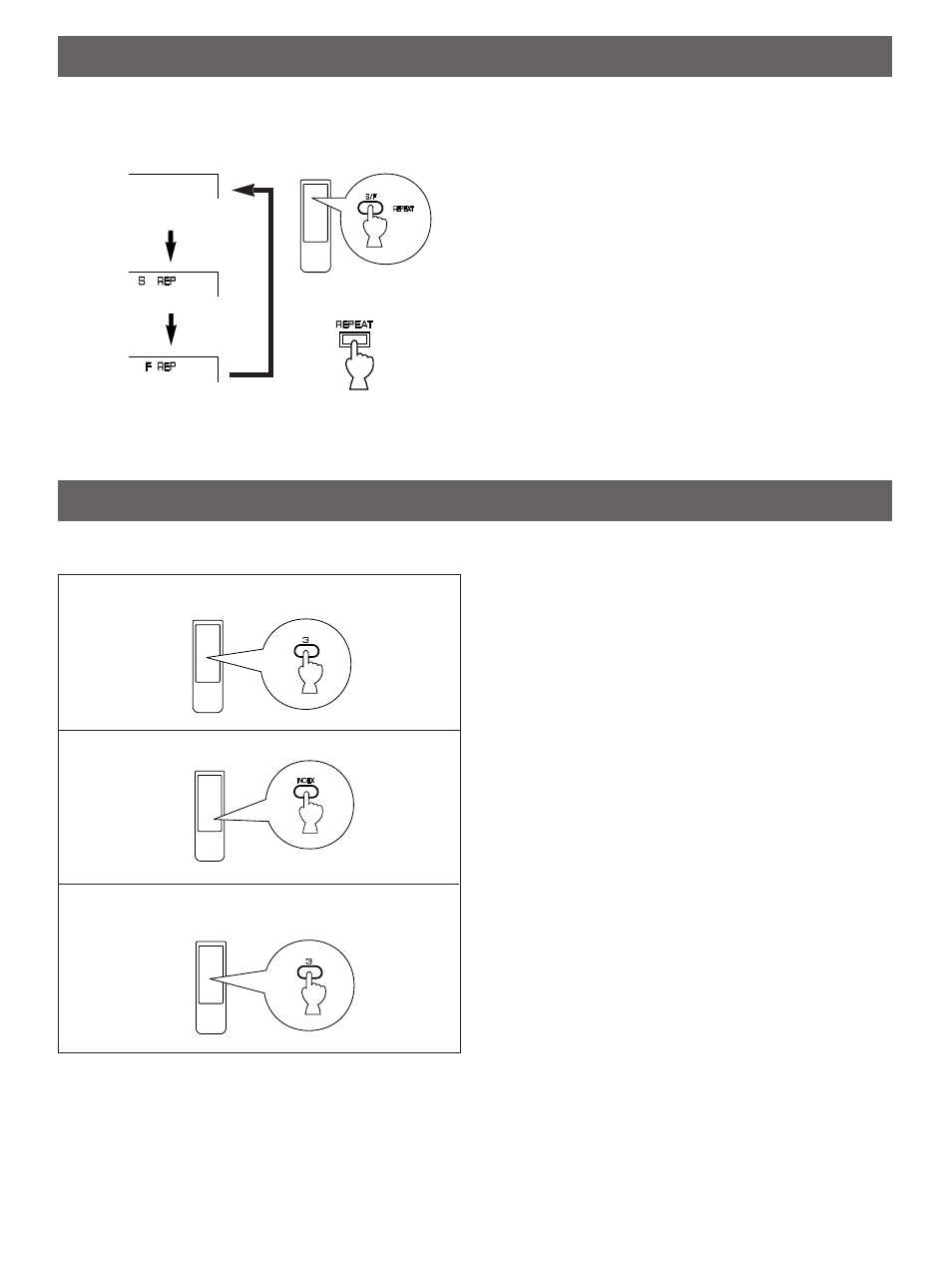 Repeat play, Index search | Yamaha CDC-91 User Manual | Page 12 / 15