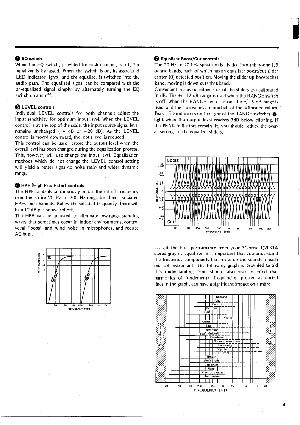 Yamaha Q2031A User Manual | Page 5 / 20