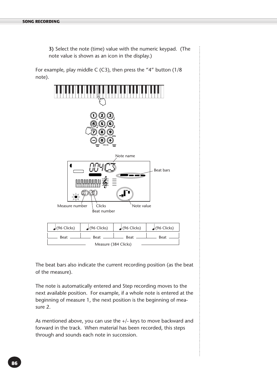 Yamaha PSR-270 User Manual | Page 86 / 120