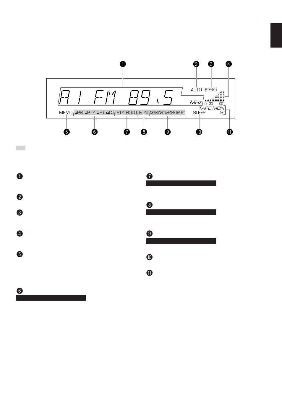 Yamaha RX-496RDS User Manual | Page 13 / 29