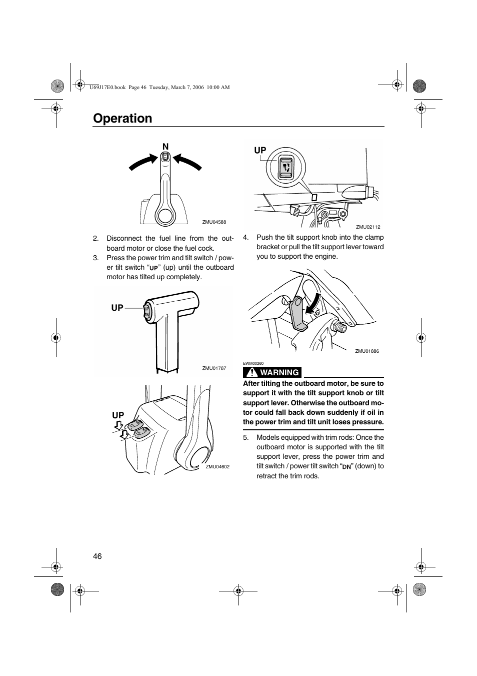 Operation | Yamaha LF225 User Manual | Page 52 / 94