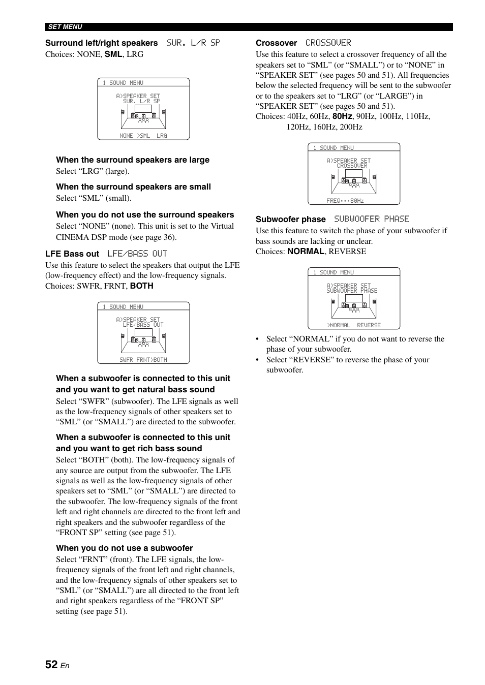 Yamaha RX-V461 User Manual | Page 56 / 93