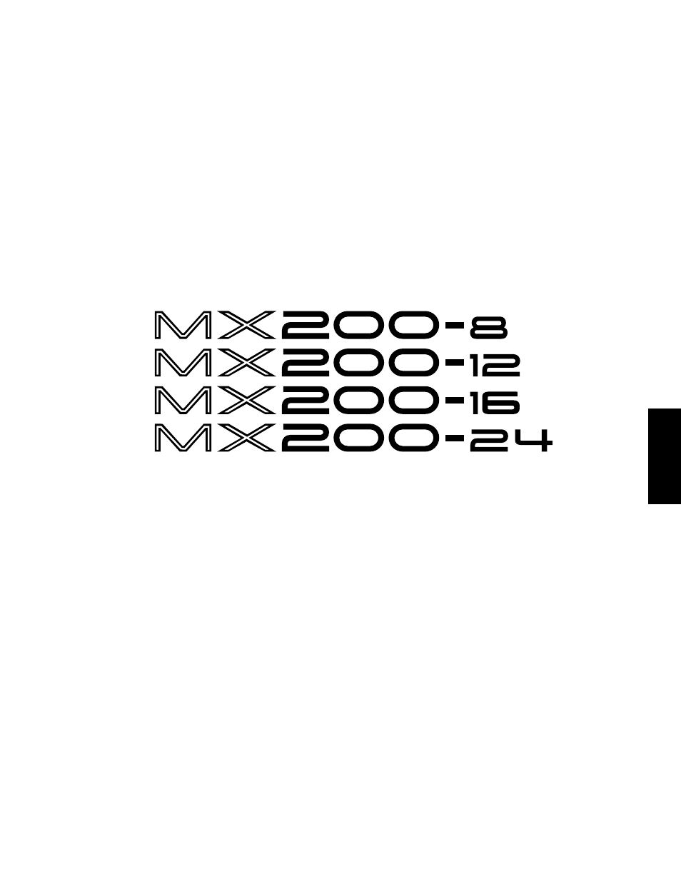 Español, Manual de operación | Yamaha MX200-16 User Manual | Page 43 / 57