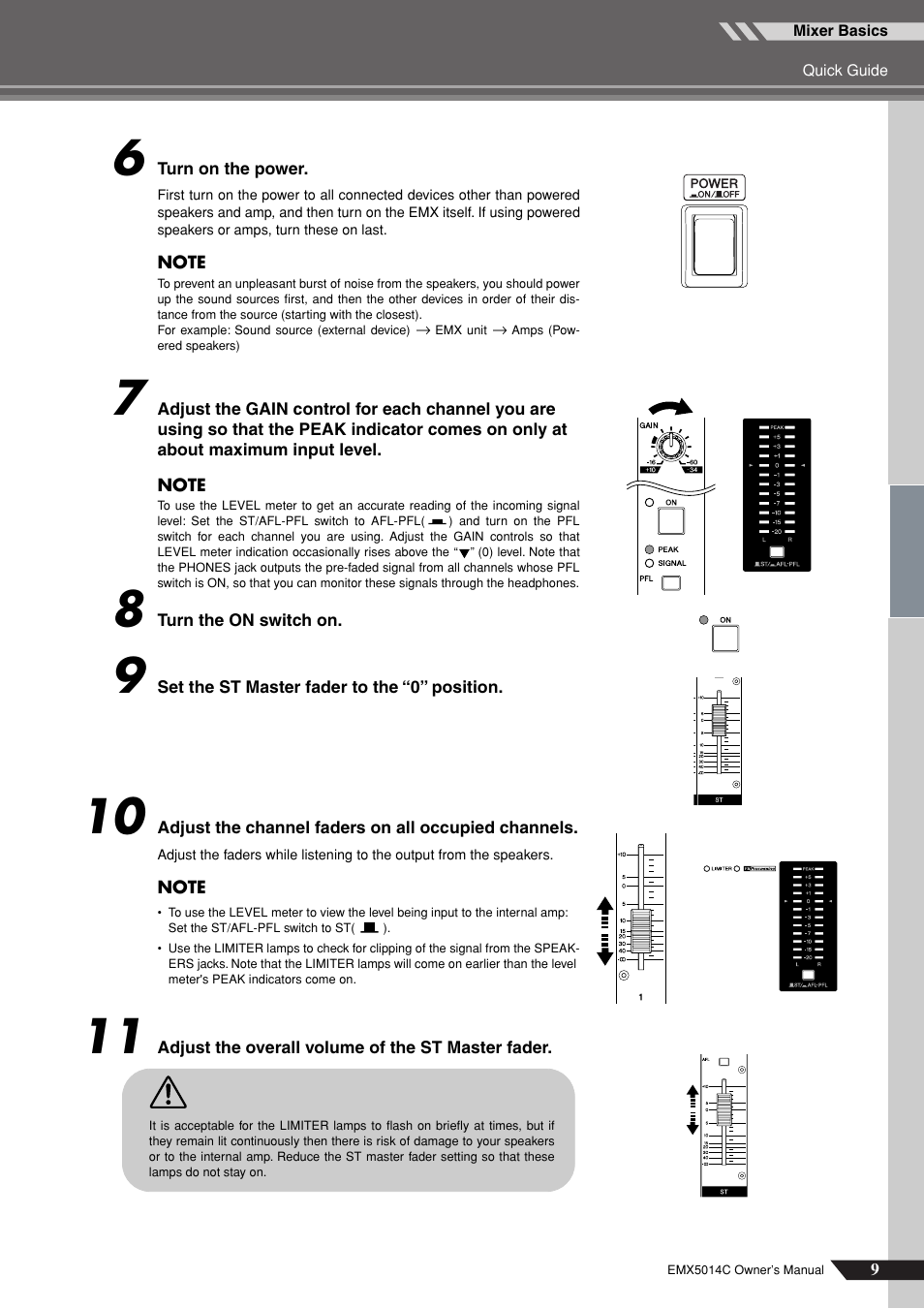 Yamaha EM5014C User Manual | Page 9 / 37