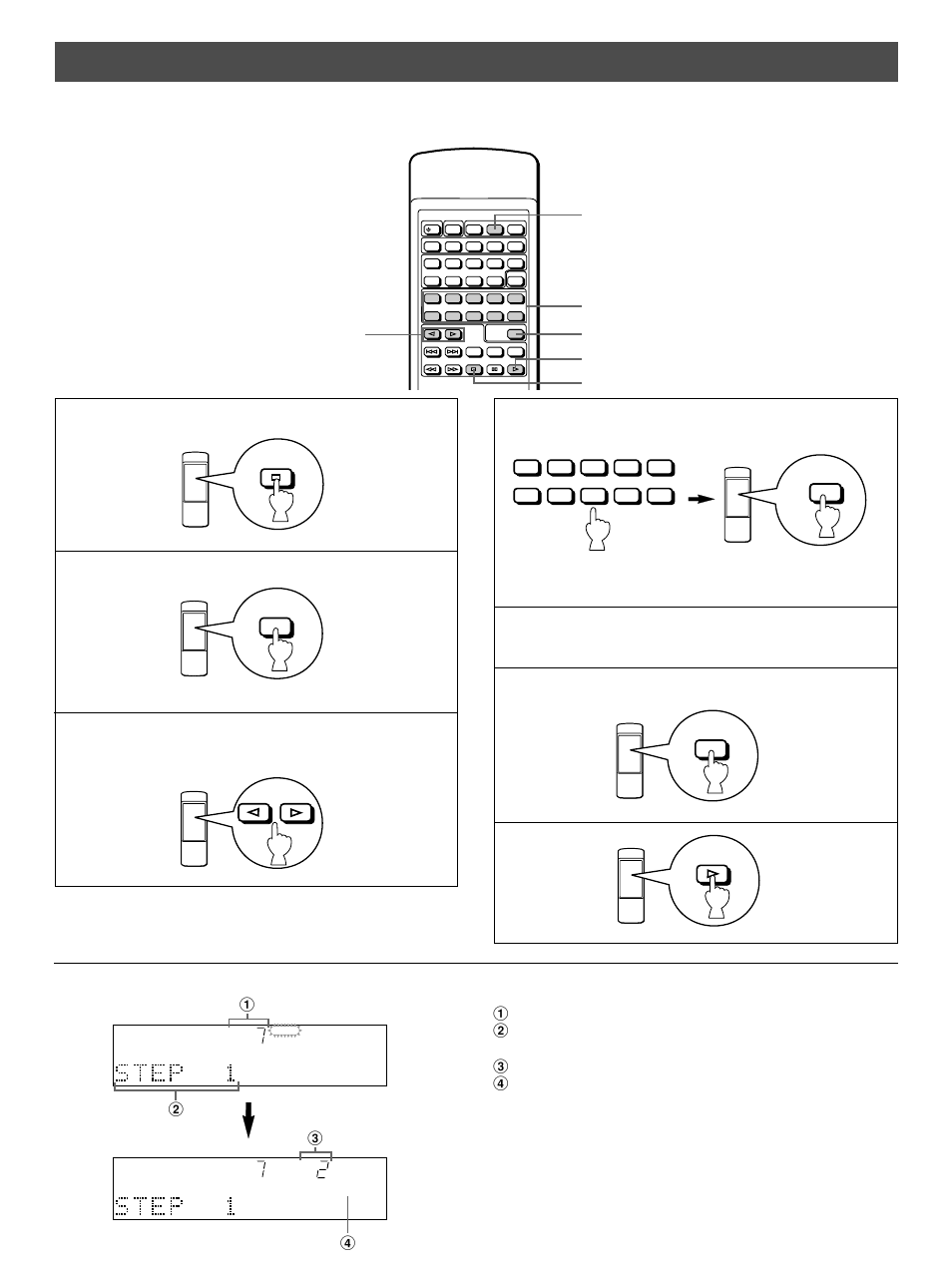Program play, English, Display information during programming | Yamaha CDM-900 User Manual | Page 13 / 26