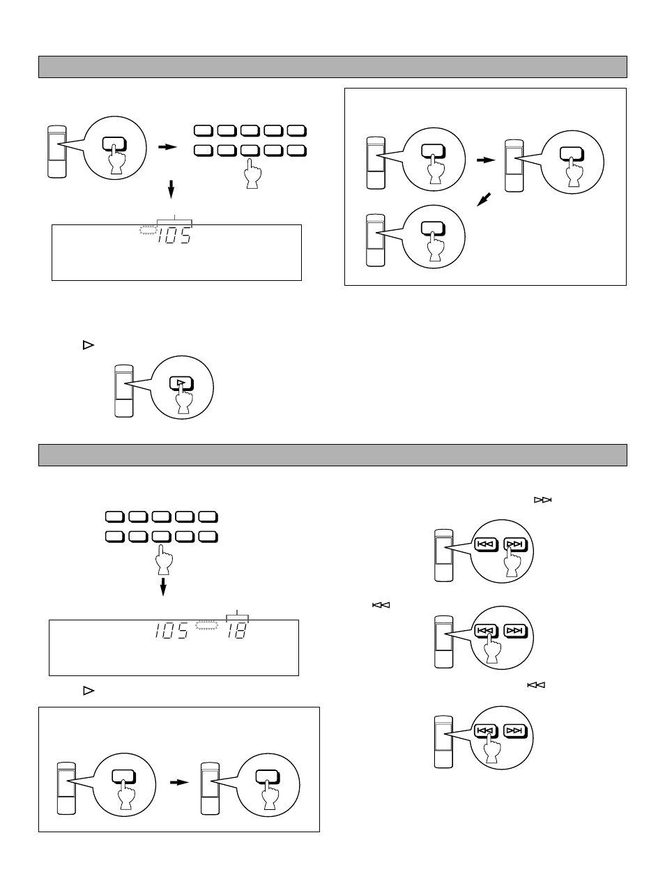 English, Direct play, Skip play | Yamaha CDM-900 User Manual | Page 9 / 26