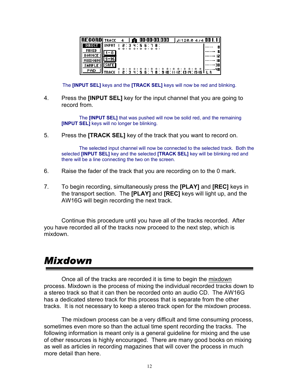 Mixdown | Yamaha 101 User Manual | Page 15 / 27